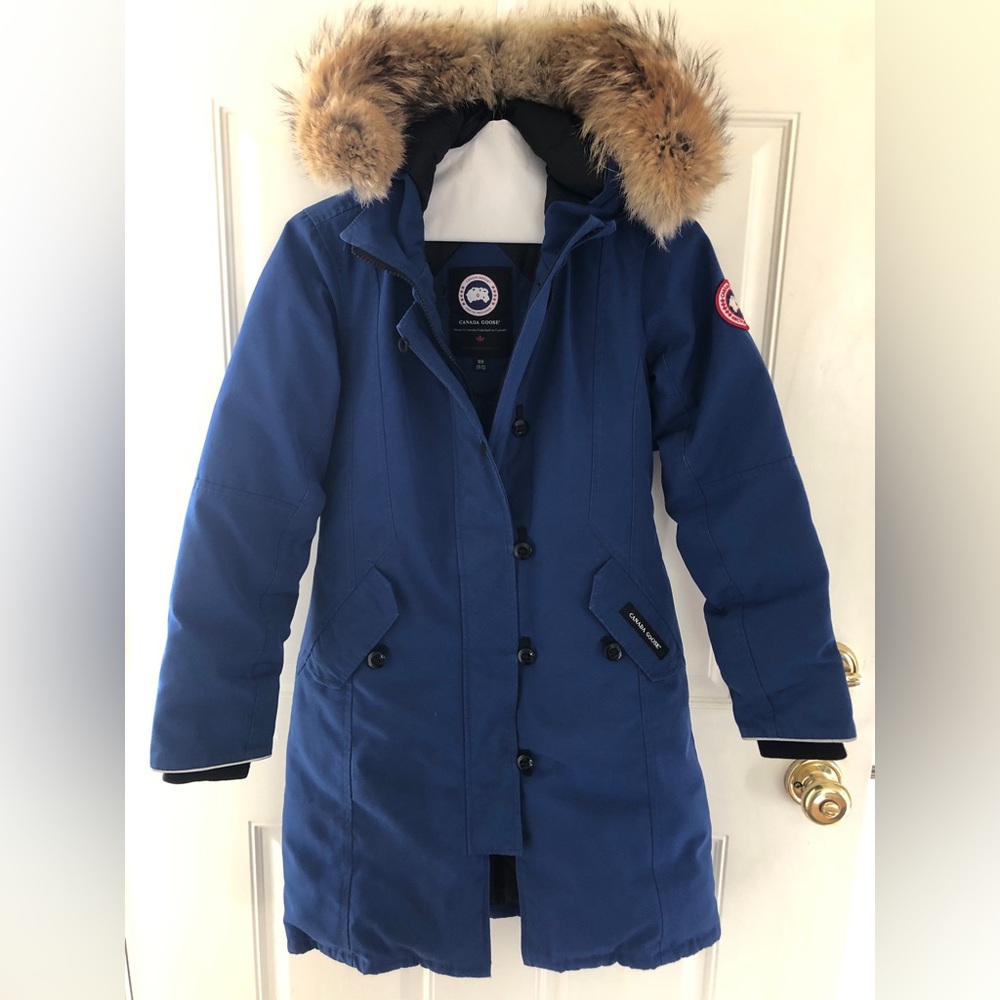 Youth Brittania Parka with fur hood